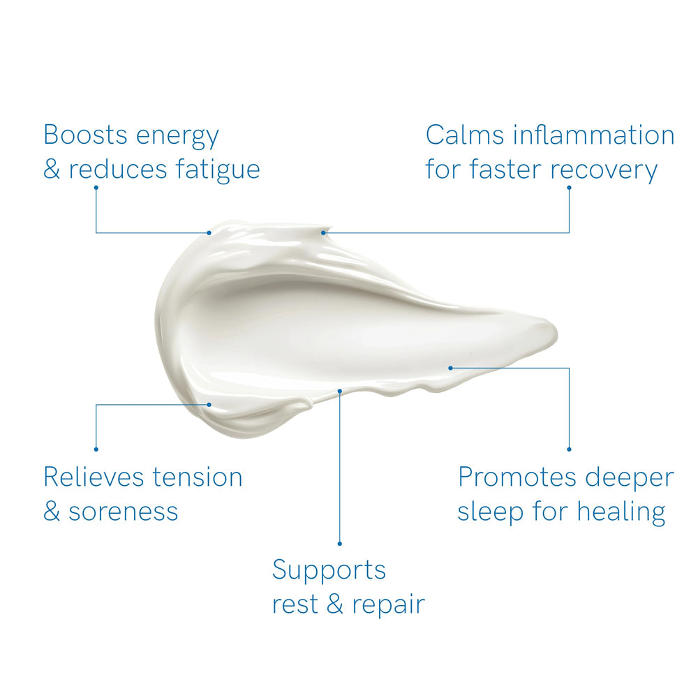 Zensah magnesium butter menthol cooling for instant relief after workouts.
