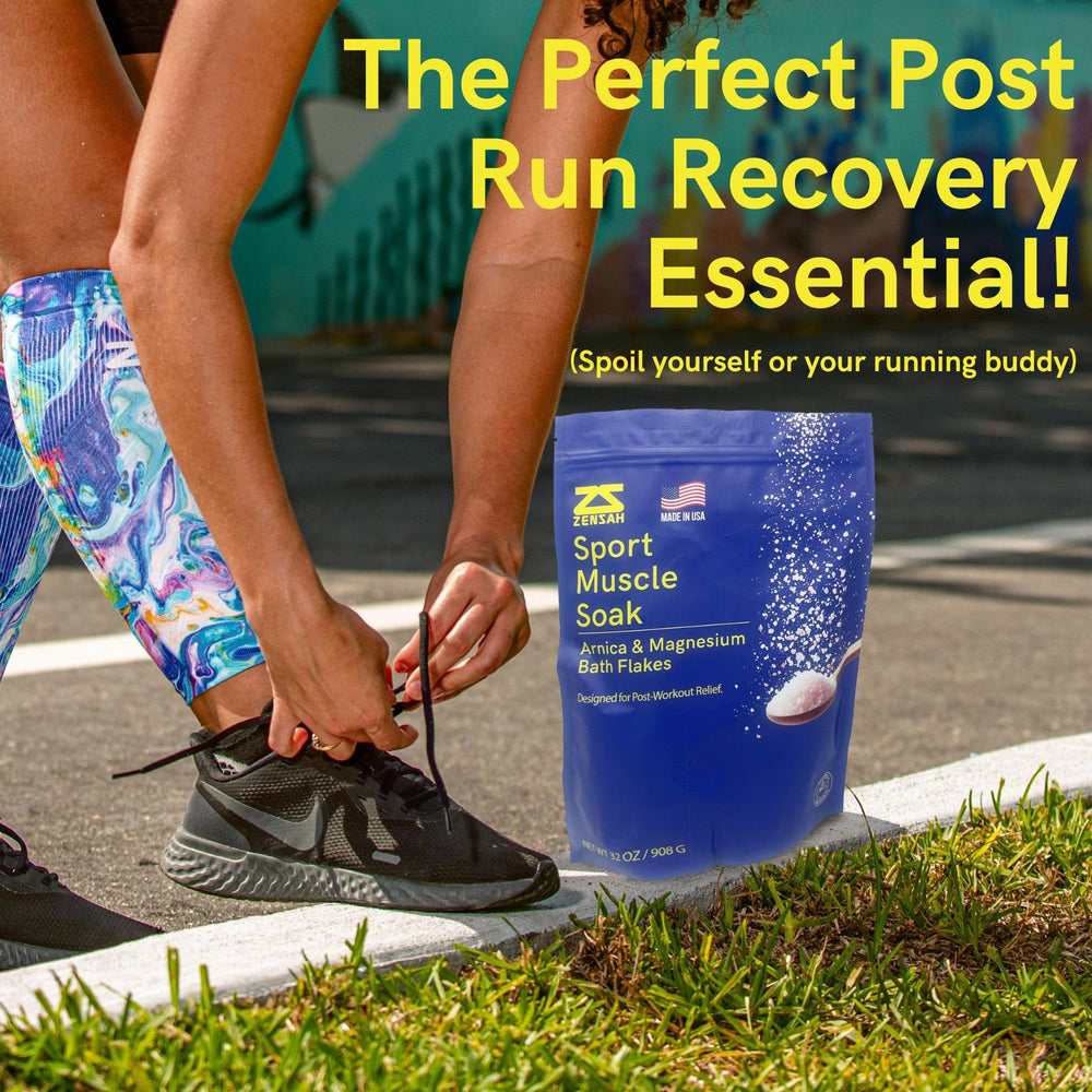Zensah Resealable pouch packaging ready for travel and gym recovery kits.
