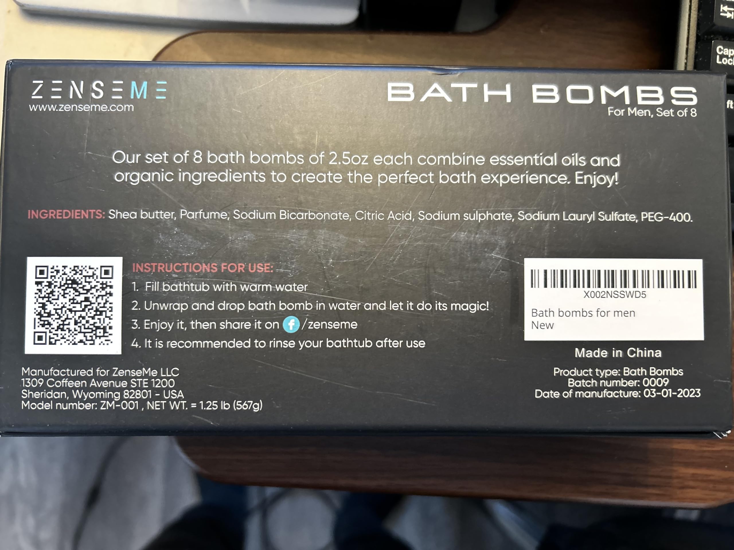 ZenseMe strong fizz bomb shot highlighting bubbly soak for a luxurious experience.