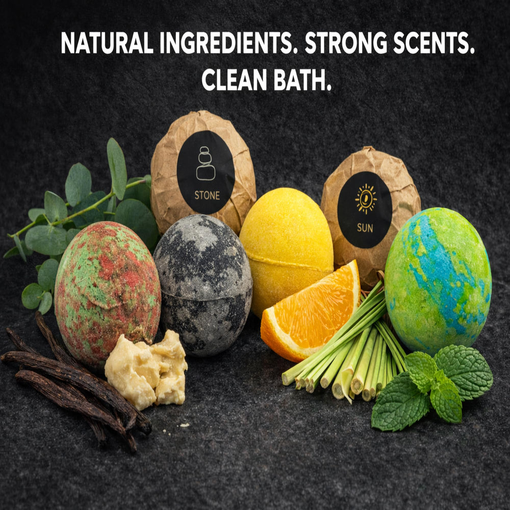 ZenseMe jasmine eucalyptus bomb shot evokes spa-like relaxation and tension release.