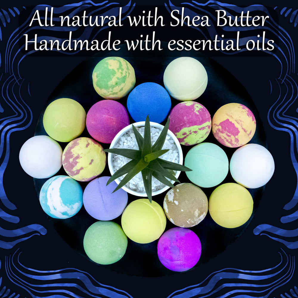 ZenseMe eucalyptus bath bomb creates invigorating steam and clarity.