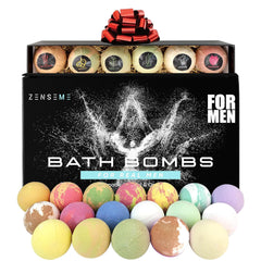 ZenseMe bath bomb with sandalwood scent for a soothing soak and muscle relaxation.