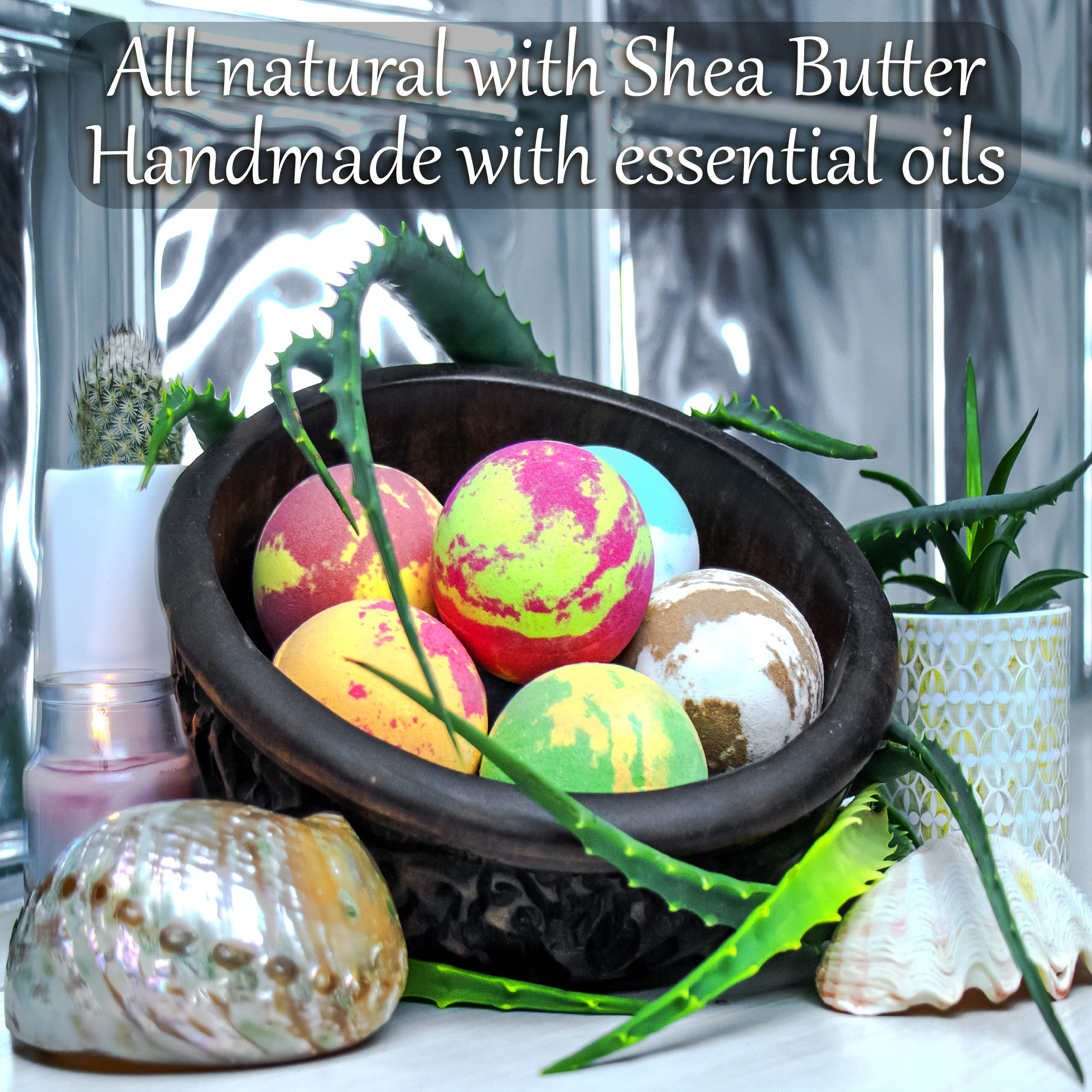 ZenseMe vanilla bomb adds warm aroma for cozy baths.