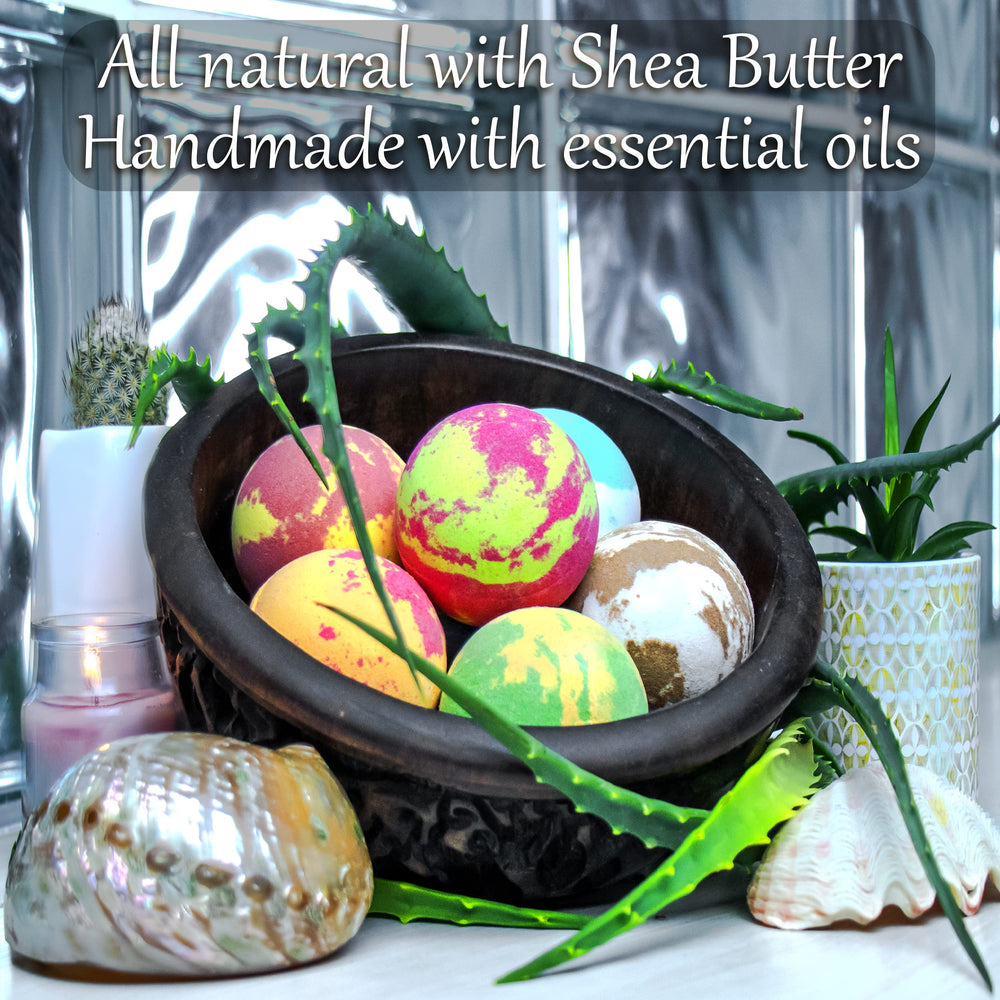 ZenseMe vanilla bomb adds warm aroma for cozy baths.