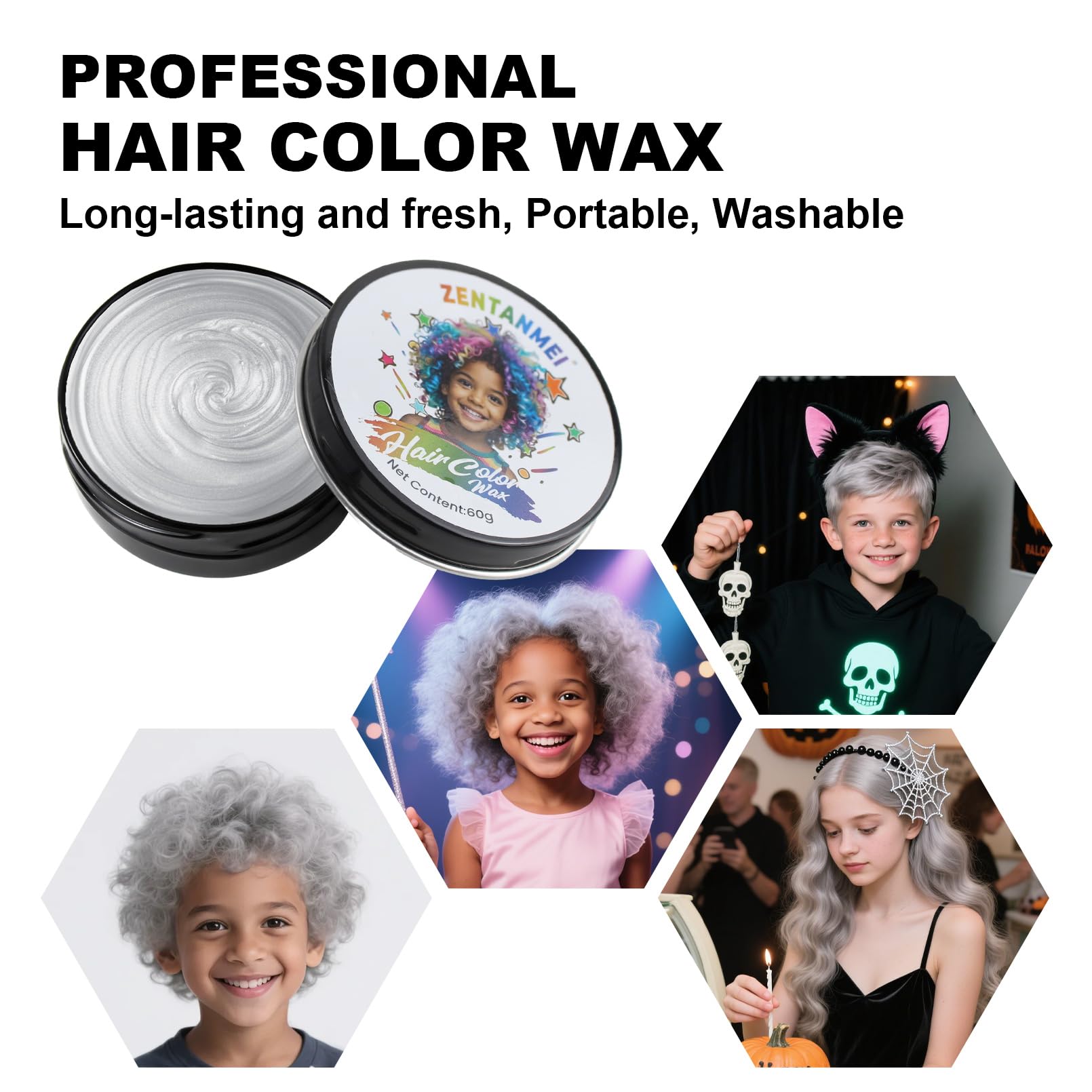 ZENTANMEI wax application demo for quick, easy styling.