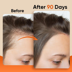 Texture being warmed between hands for smooth application of Batana Oil.