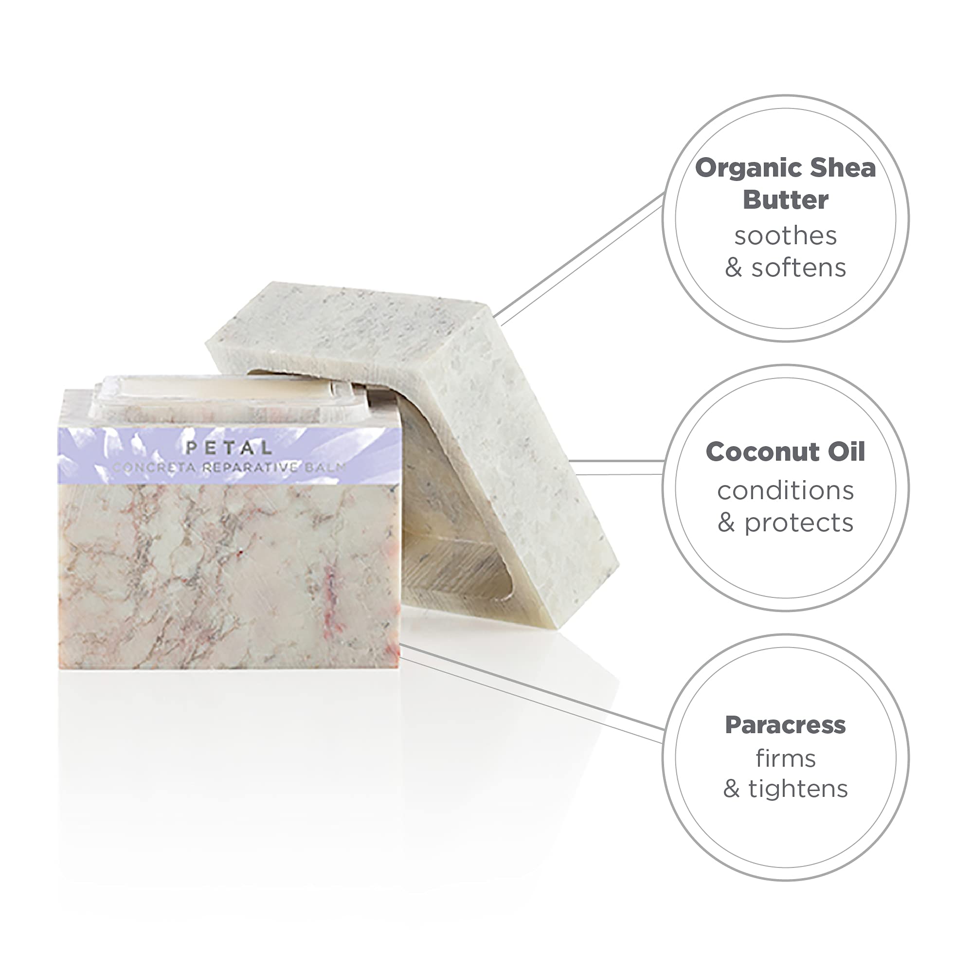 Artisan-carved stone jar showcases premium packaging
