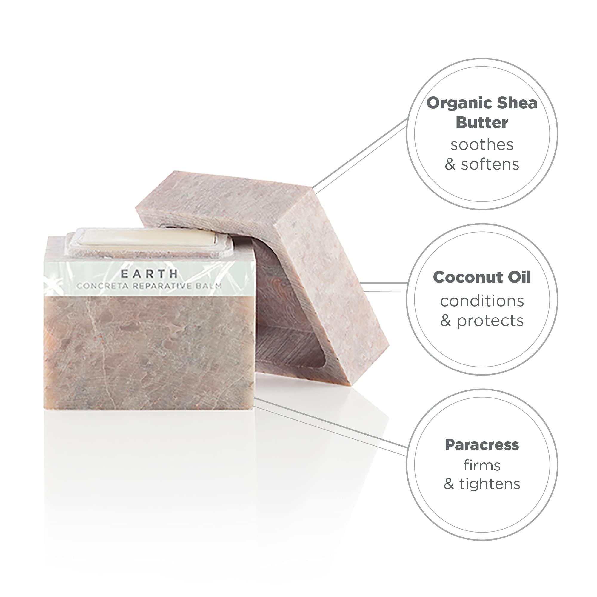 Zents Concreta Earth Fragrance delivers sandalwood and fir needle notes for grounding scent.