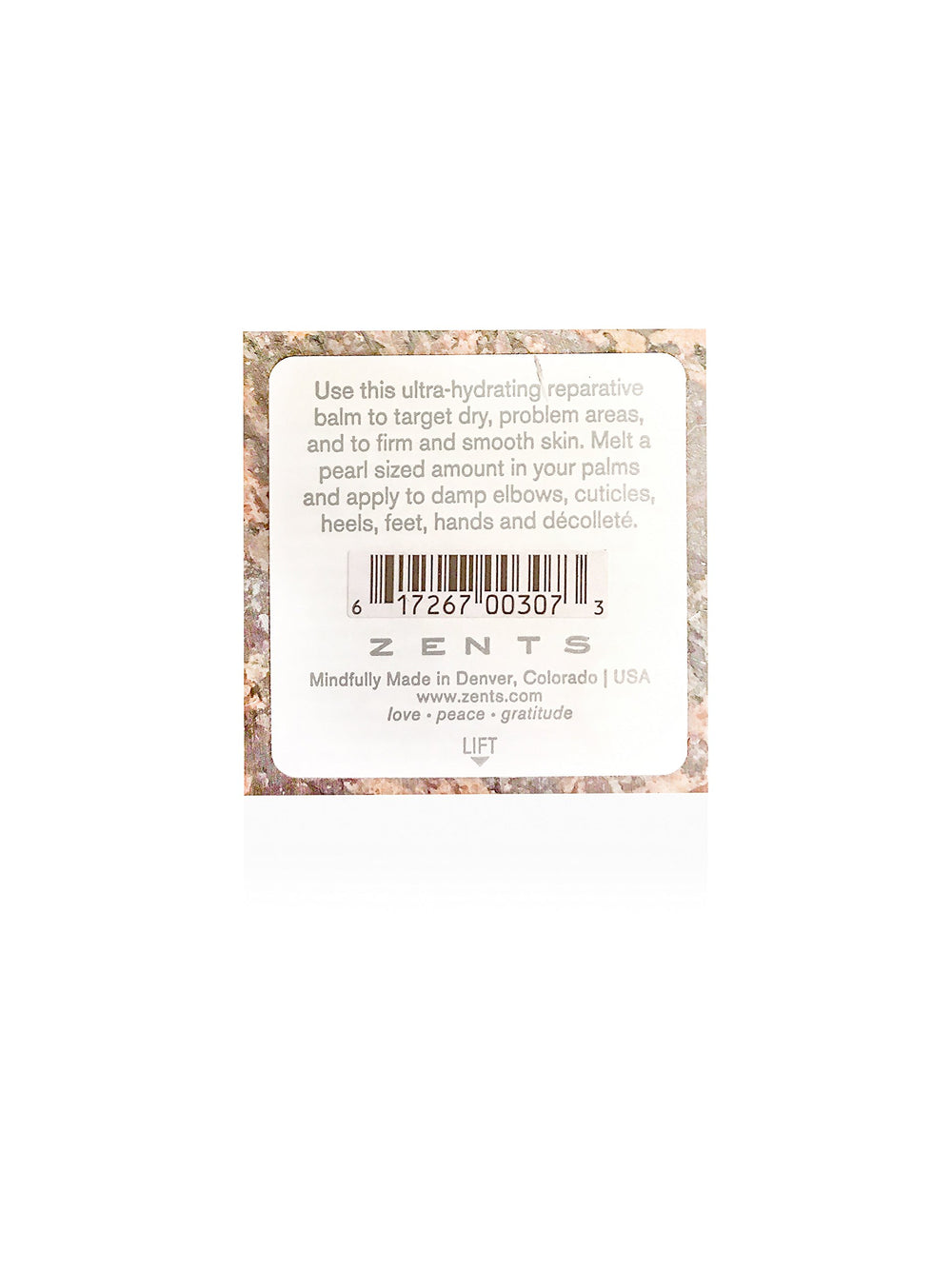 ZENTS Ore fragrance solid parfum applied to skin for subtle luxury