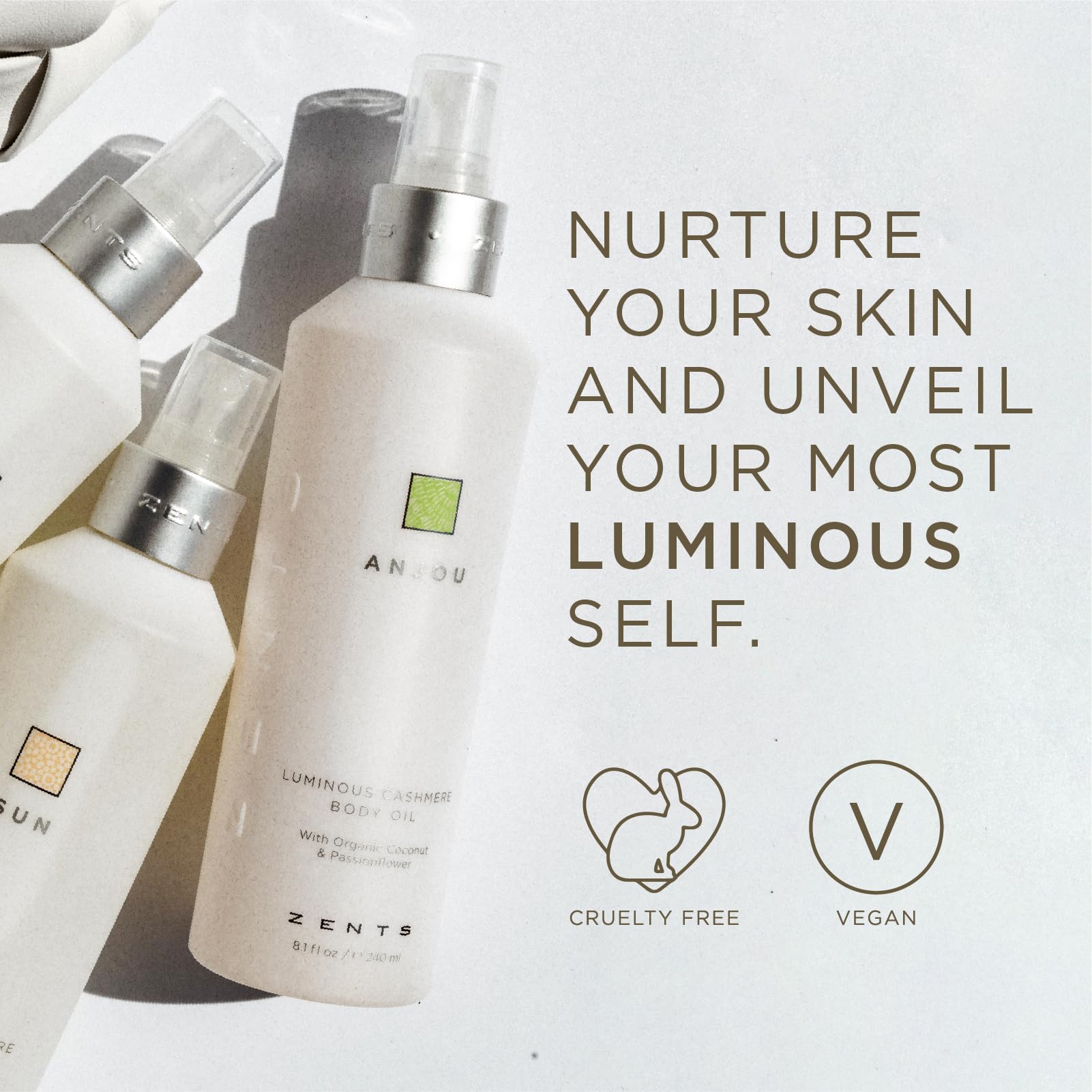 Sun Fragrance application ritual with a quick spritz for post-shower moisture.