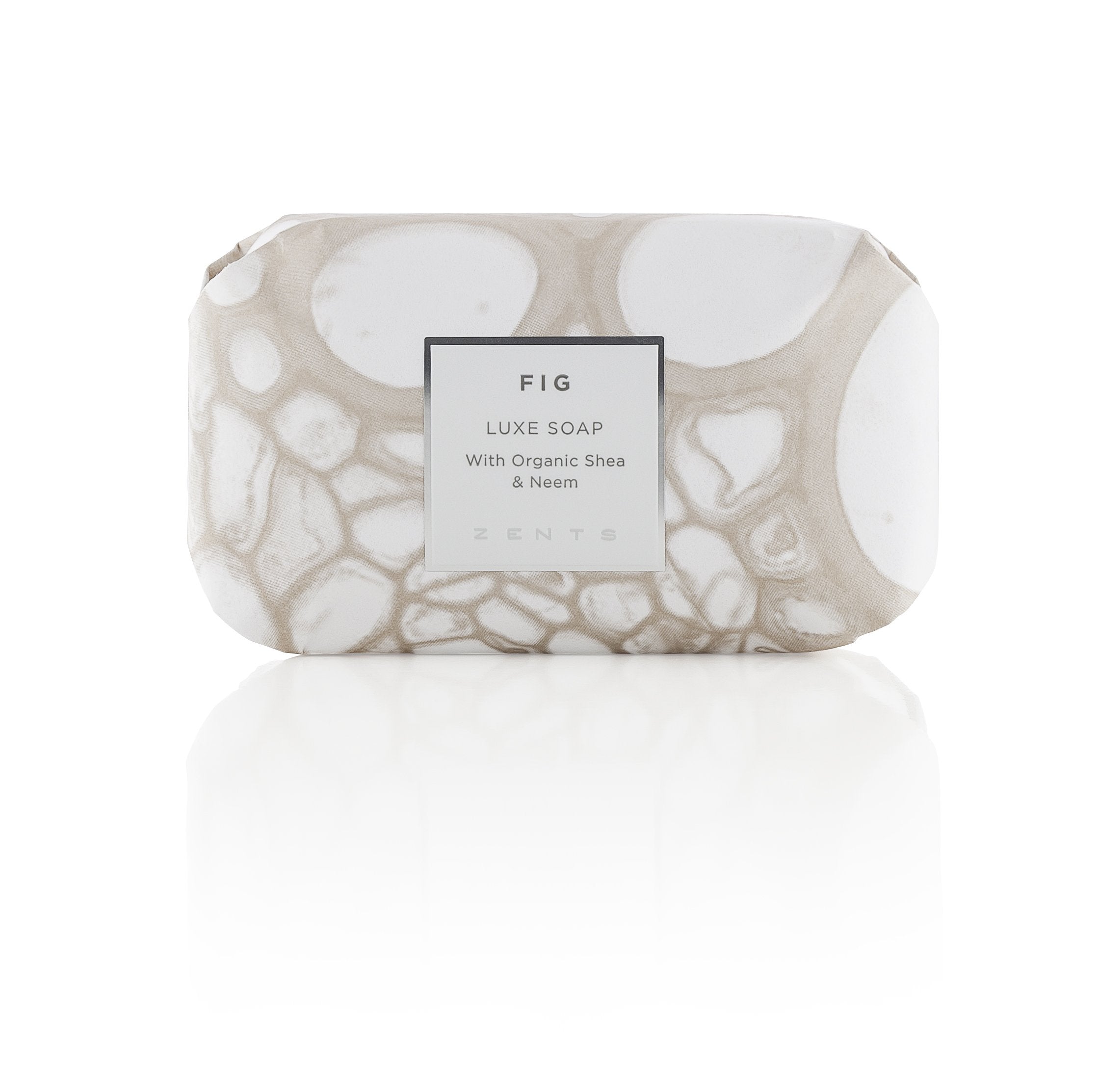 Zents Fig Fragrance triple-milled soap with nourishing lather.