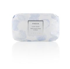 ZENTS triple-milled Luxe Bar Soap packaging signals vegan, cruelty-free luxury.