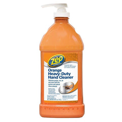 Zep Orange Hand Cleaner used on hands to lift ink, tar, and oils.