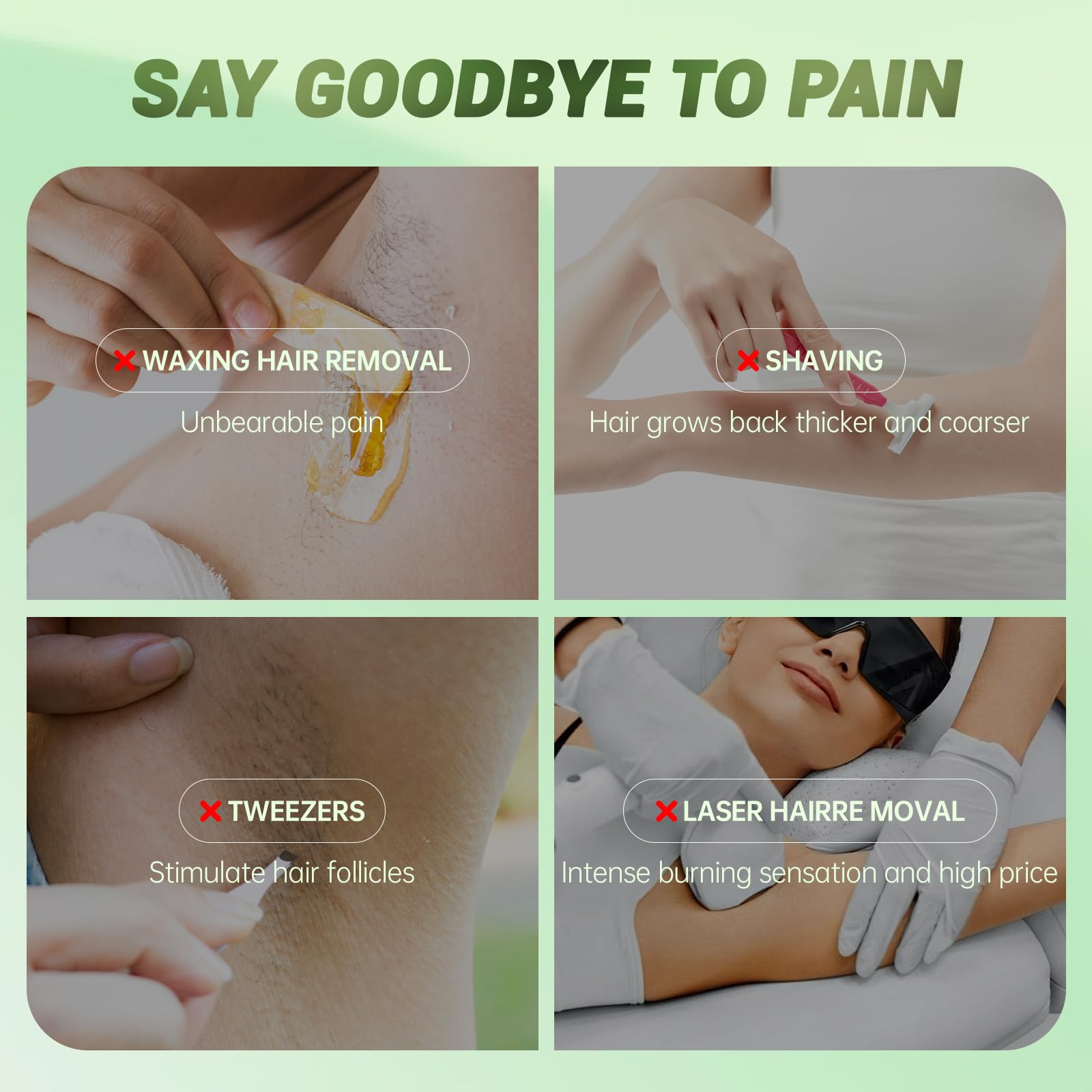 Zeponyx Hair Removal Cream skin after use reveals soft, moisturized skin.