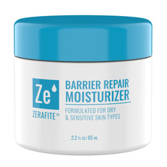 ZERAFITE Barrier Repair bottle pour demonstrates fast absorption for daily use