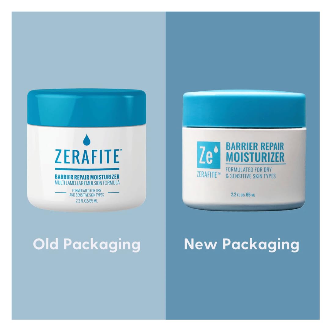 ZERAFITE Barrier Repair bottle in night routine setting