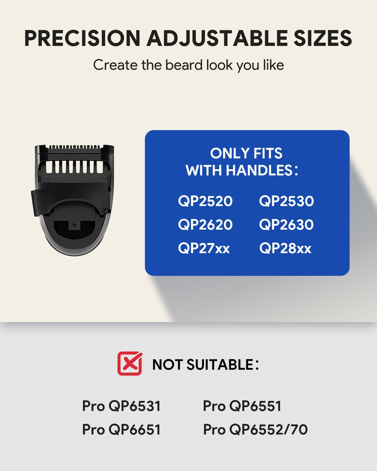 Zerika compatible guard for QP2724 QP2834 QP2620 models ensures reliable fit