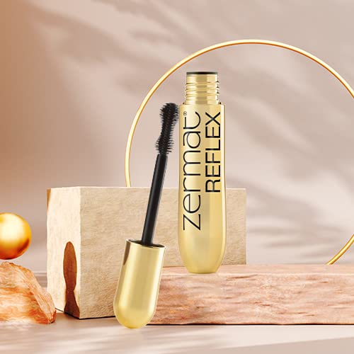 Zermat Growth Lashes Mascara brush close-up for smooth application.