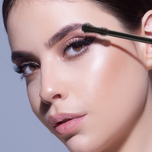 Zermat Growth Lashes Mascara on lashes for lift and fuller appearance.