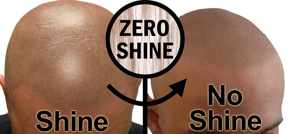Zero Shine SPF small jar beside skincare tools for daily scalp care