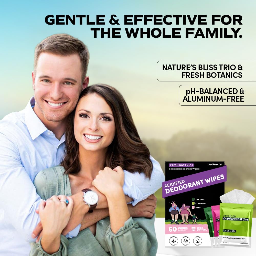 Zero Trace aluminum-free formula suitable for sensitive skin.