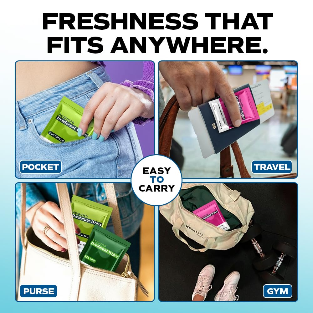 Zero Trace Fresh Botanics wipes offer a quick post-work refresh.