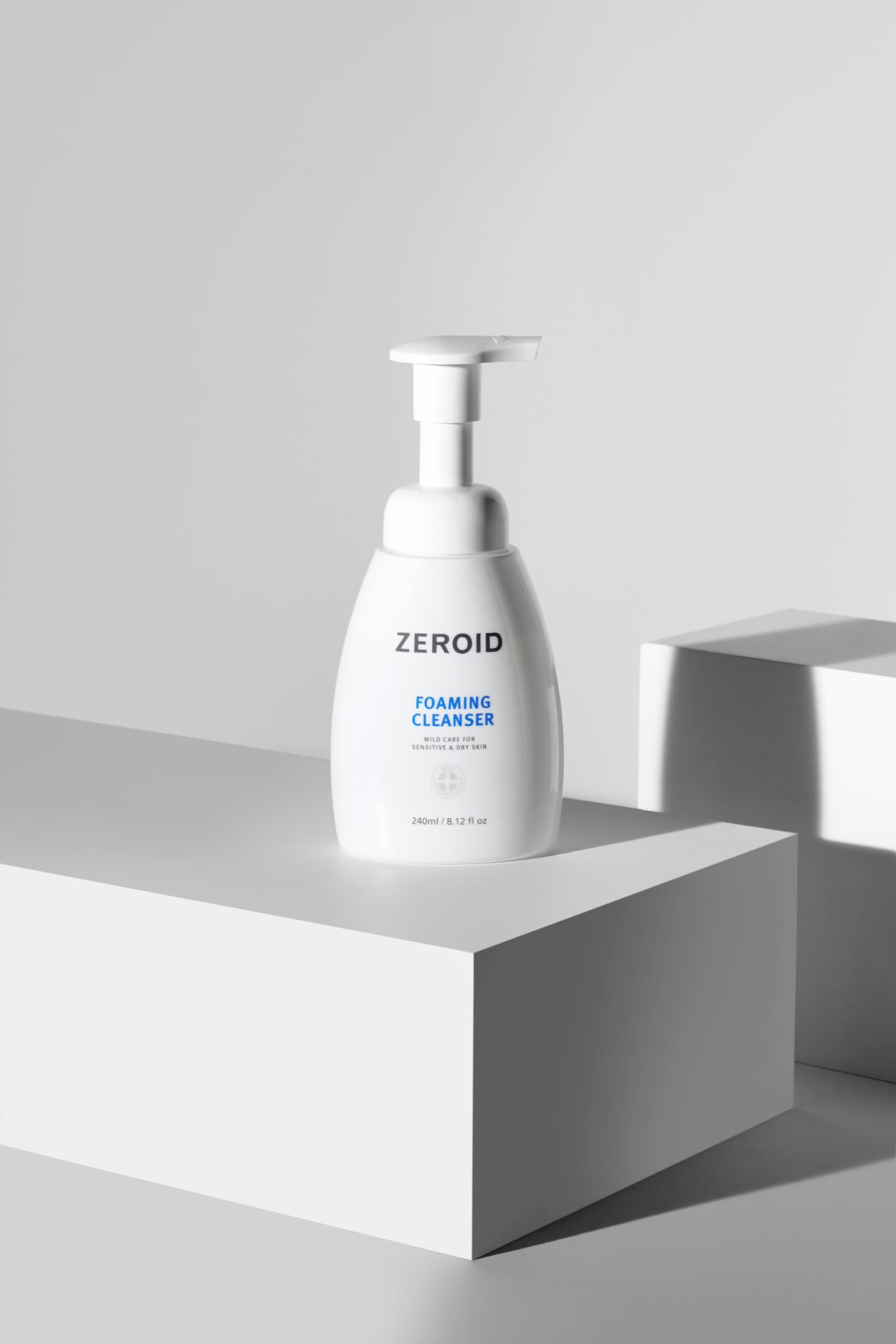 ZEROID Foaming Cleanser morning-evening-routine setup encourages consistent cleansing