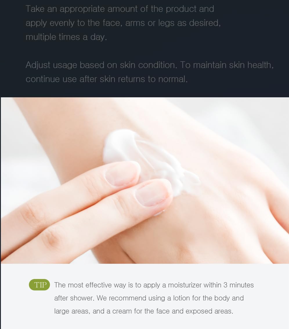 Close-up of hydrated-looking skin after ZEROID Intensive Cream use.
