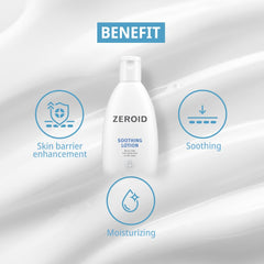 ZeroID lotion being applied to the hand for gentle moisture on the go.