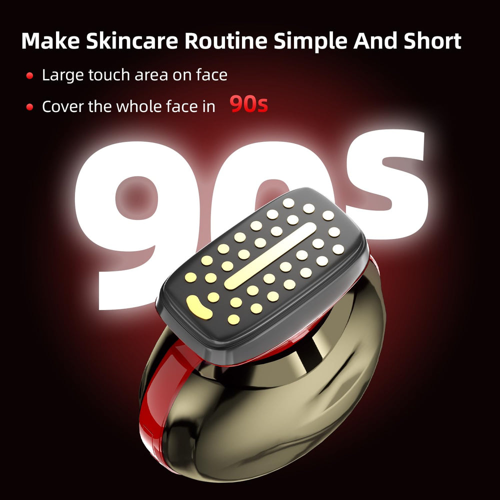 ZERREY Face Massager Microcurrent Toning targets dermis for elasticity support.