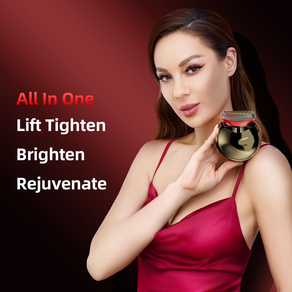 ZERREY Face Massager Stamp Entire Face for full-face treatment.