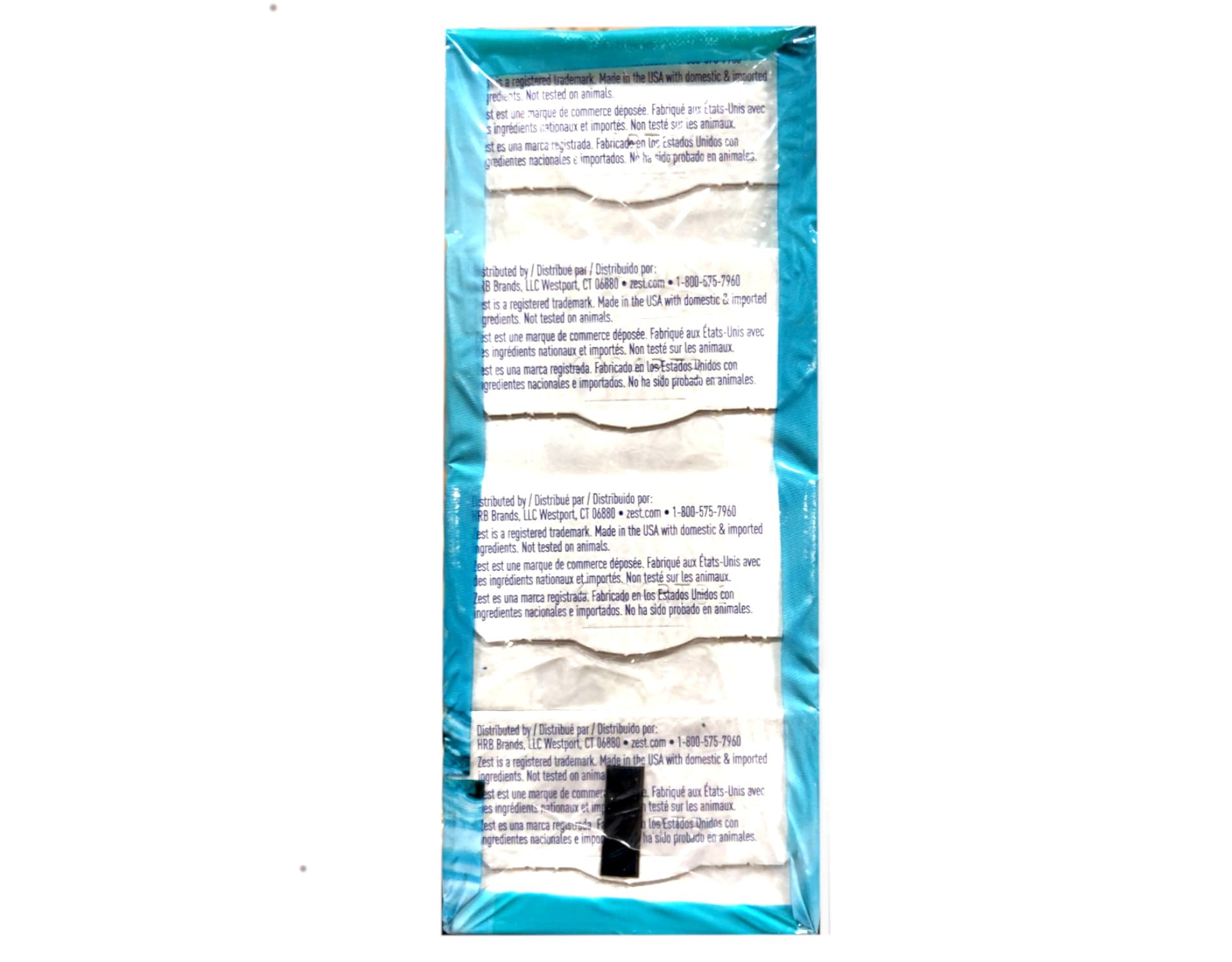 Zest Aqua Bar Soap is free from parabens and harsh chemicals