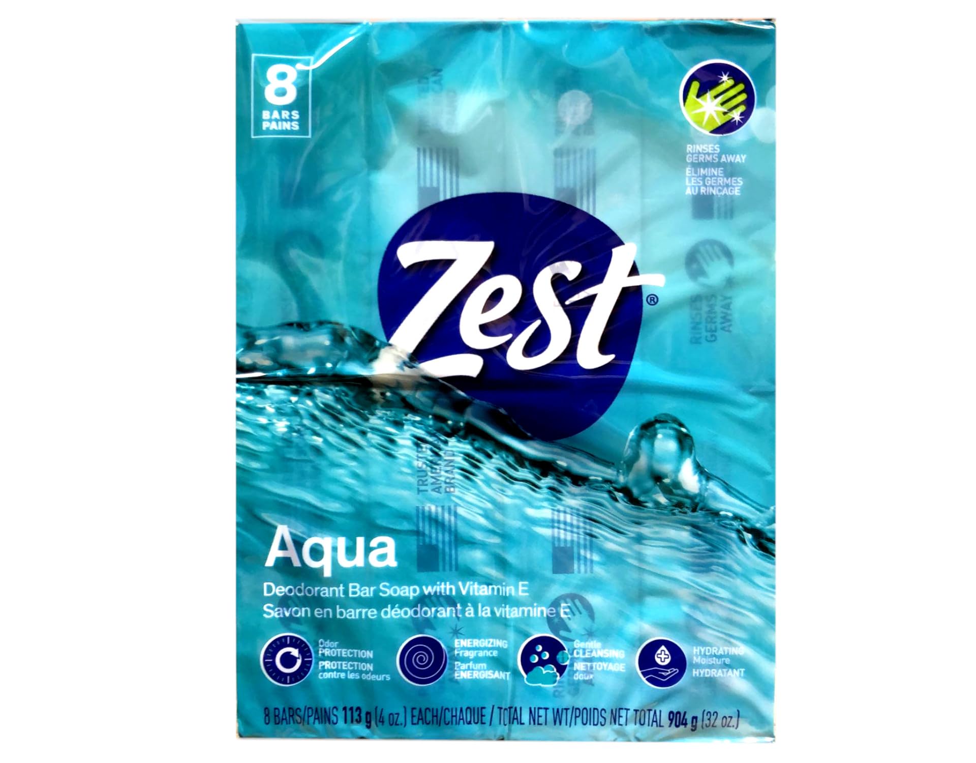 Thick, creamy lather from Zest Aqua Bar Soap in the shower