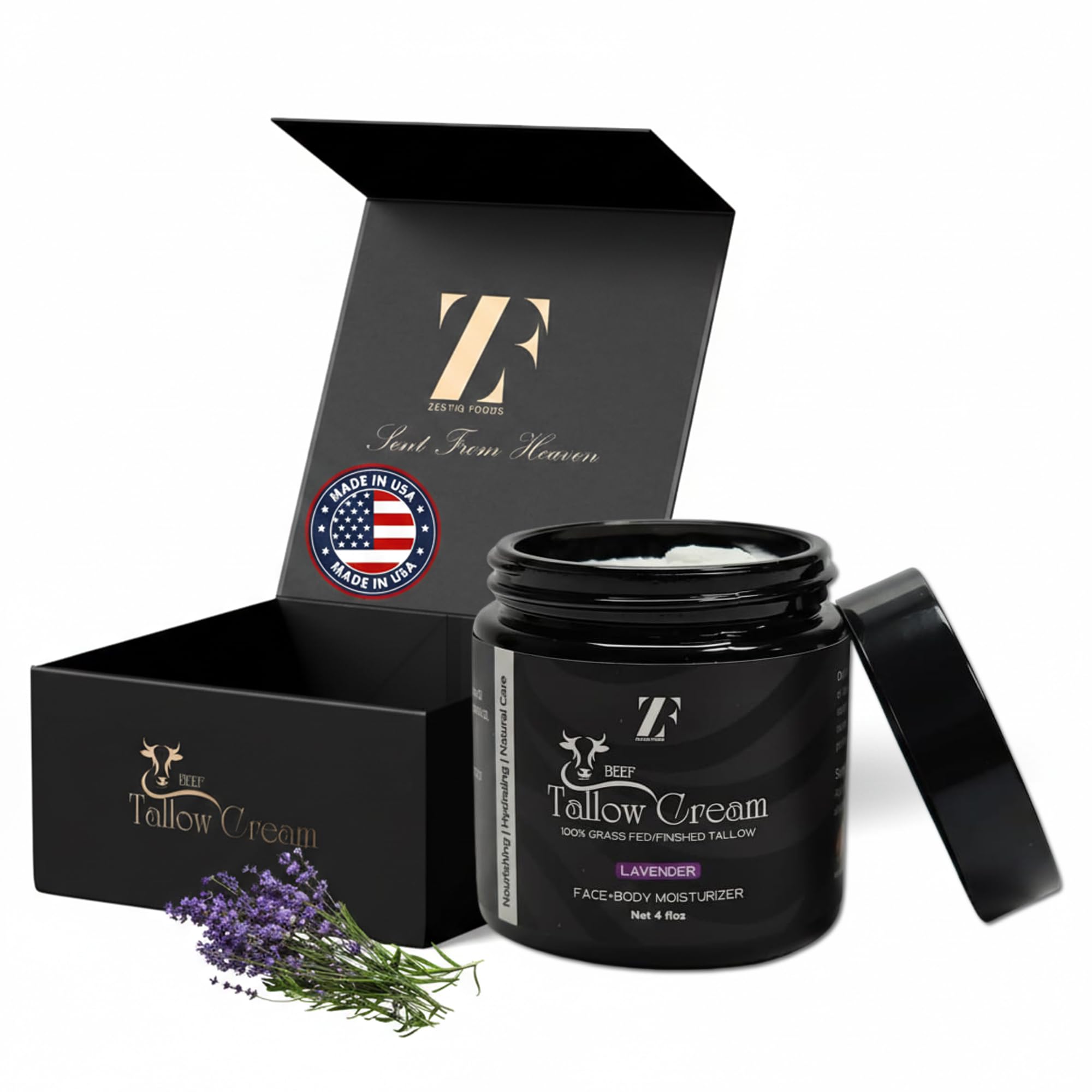 ZESTIQ FOODS ZF Lavender scent close-up suggesting soothing ritual.