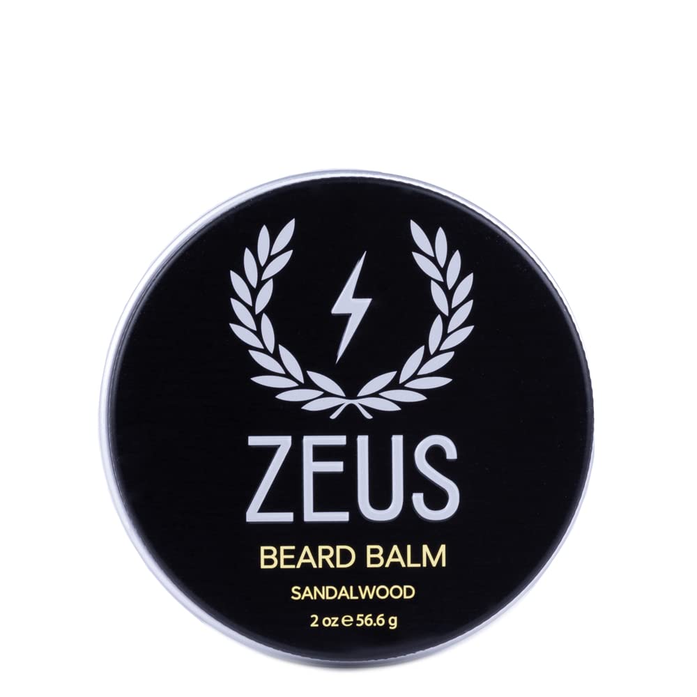 ZEUS Beard Balm 2oz bottle for easy daily grooming
