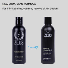 ZEUS beard wash green tea chamomile dragons blood for lasting moisture and protection