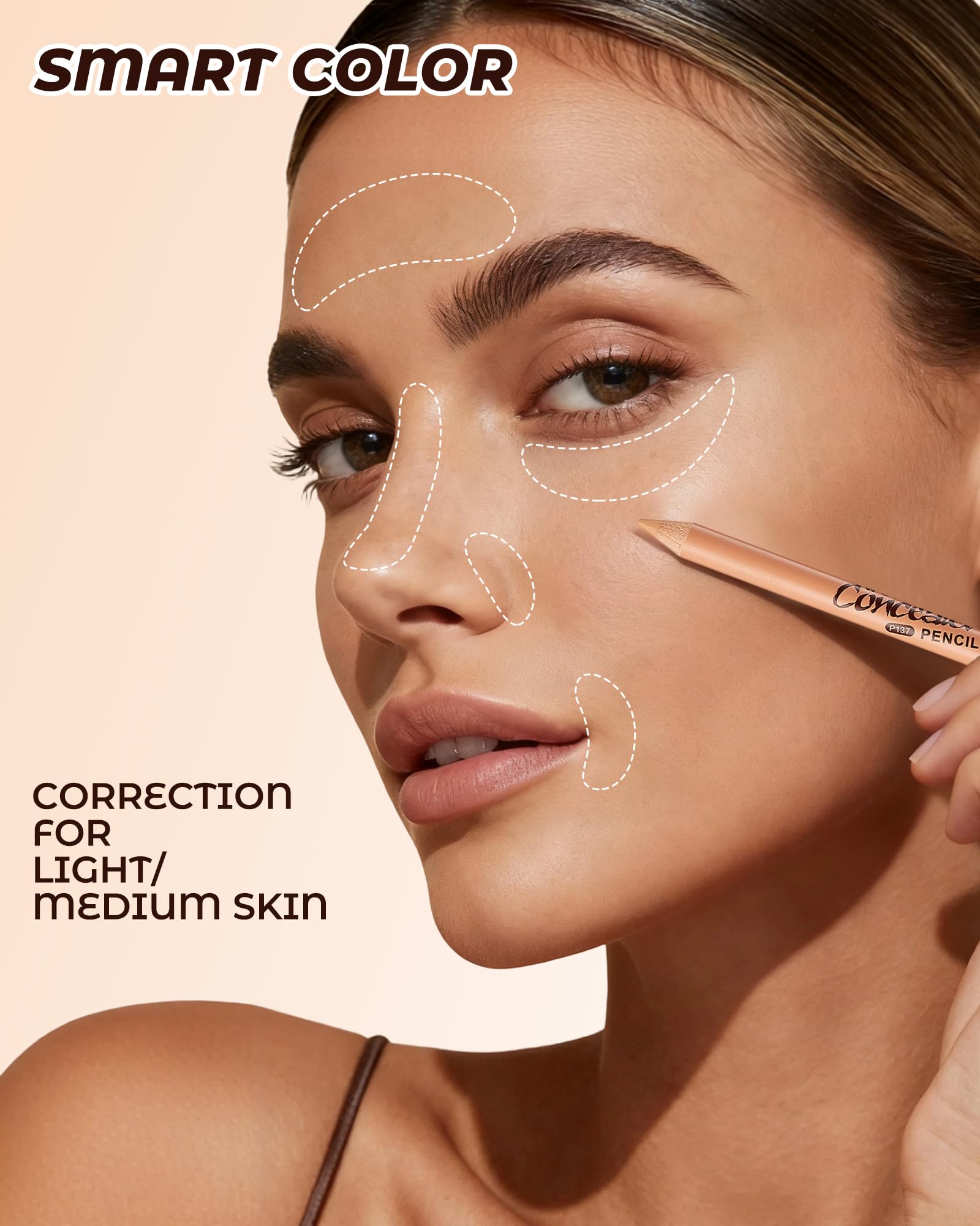 ZEVNI Wonder Concealer Pencil 02 Neutral Skin swatch for natural blemish coverage.