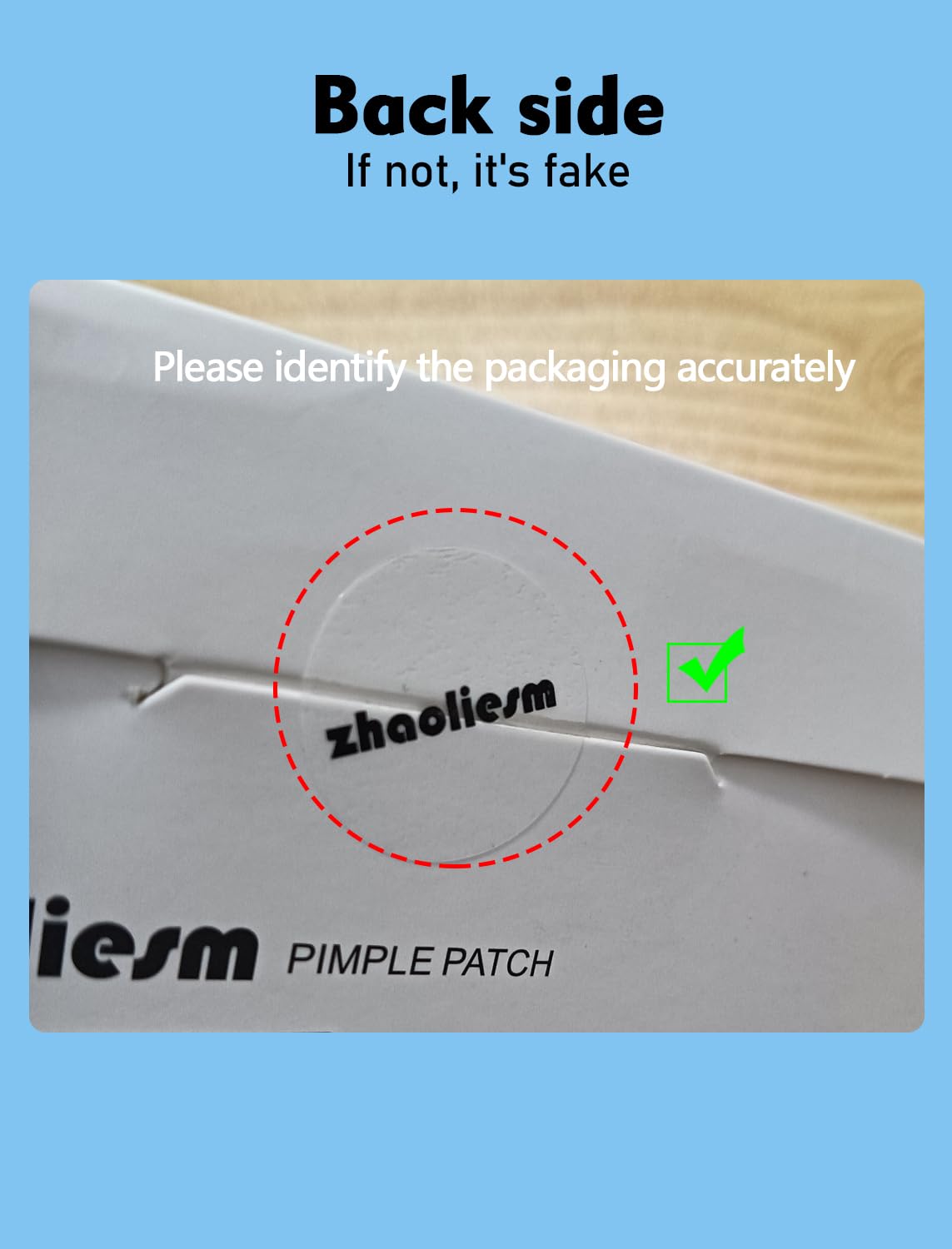 ZHAOLIESM breathable and waterproof patch stays put overnight