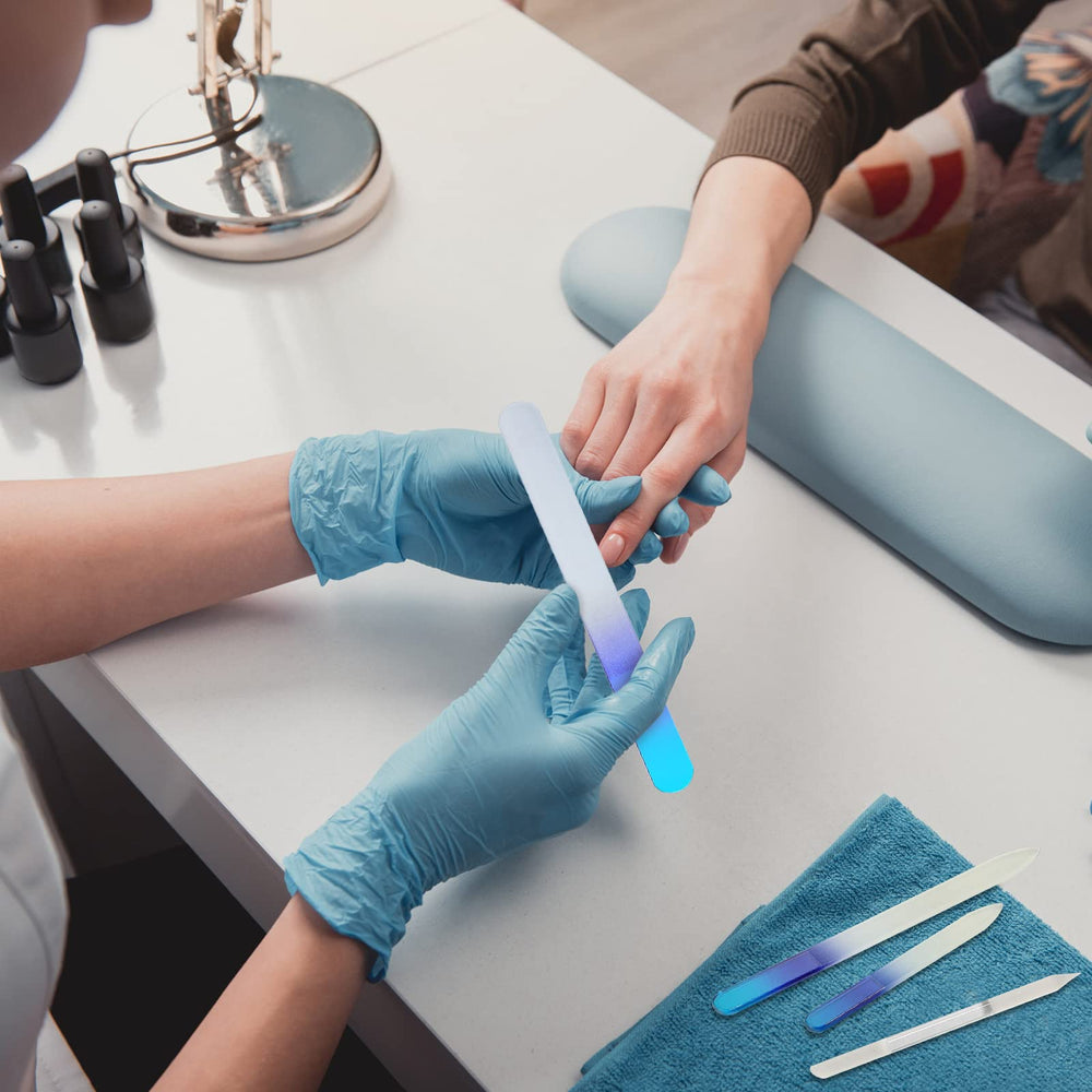 Zhehao glass nail file large size for pedicure prep.