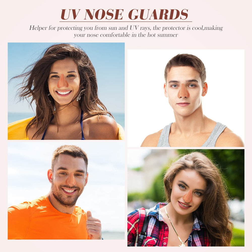 Zhengmy beige nose patch with breathable cotton keeps you cool during outdoor activities.