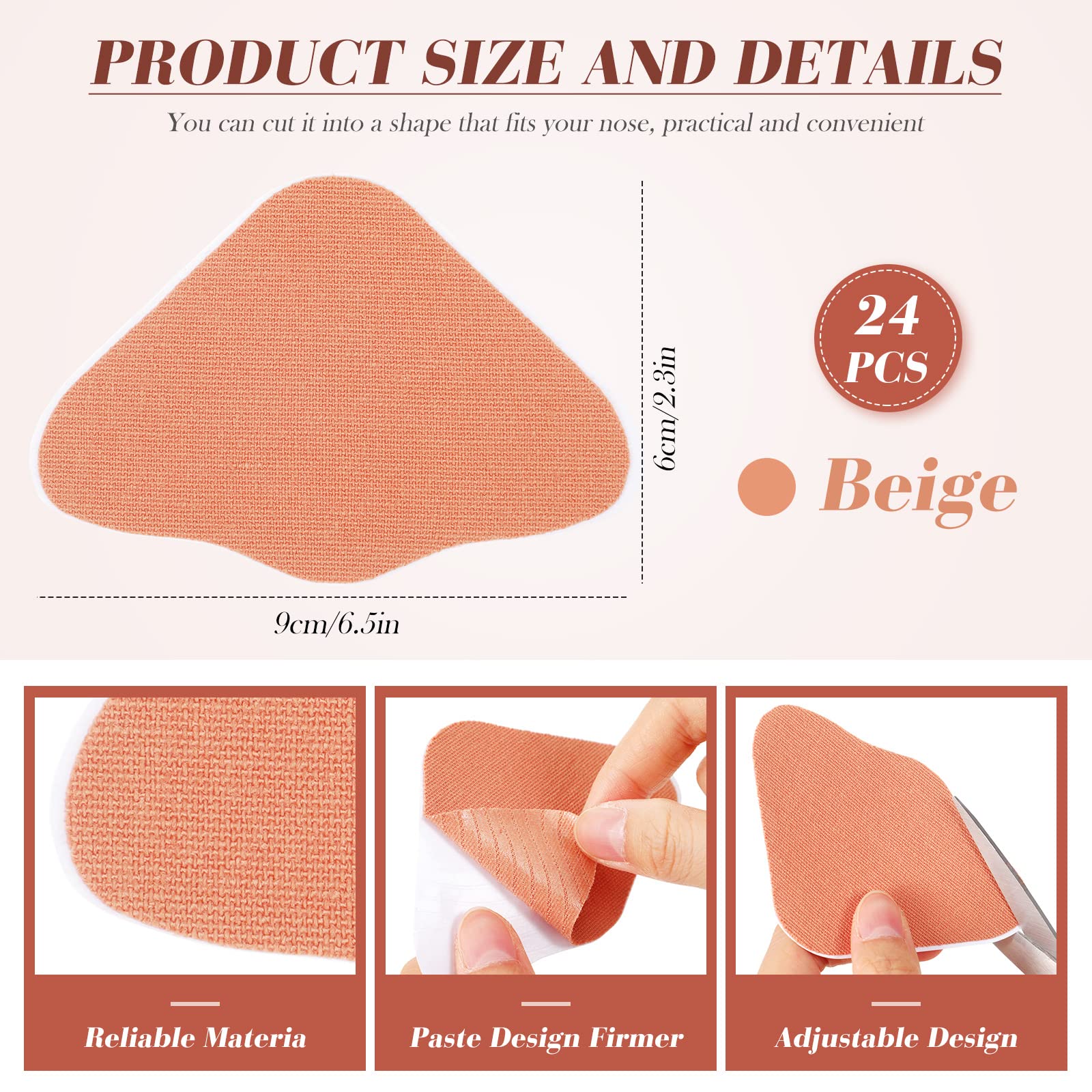 Zhengmy sun nose patch suitable for hiking and cycling on sunny days.