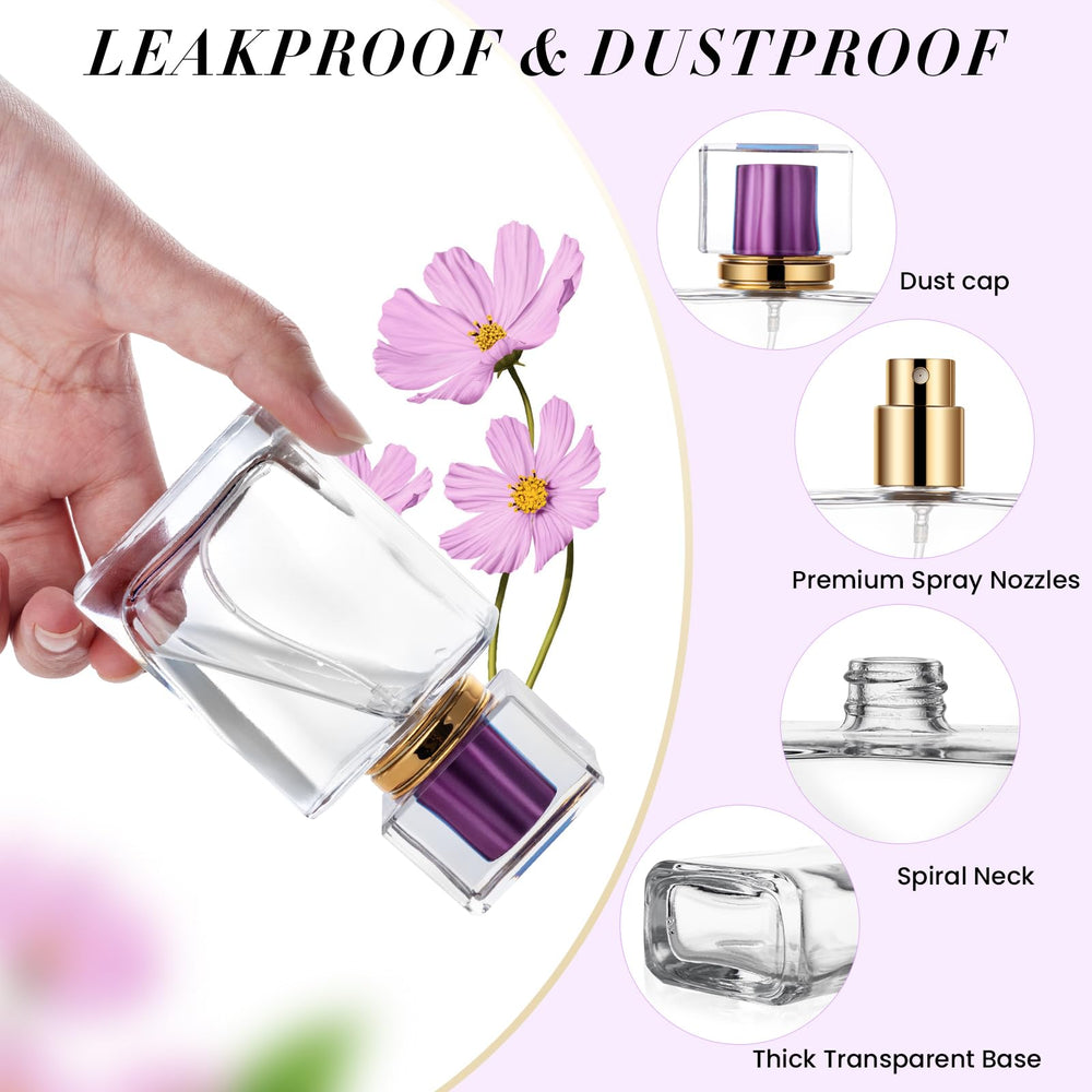 ZHENGYAOYANG glass perfume atomizer spray delivers a fine mist for precise application.