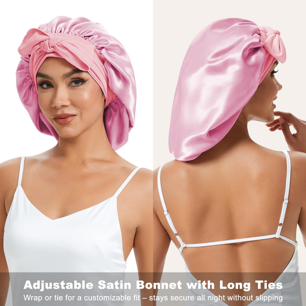 ZHENSILK satin material is breathable and gentle on the scalp.