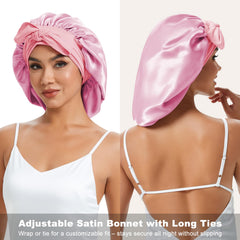 ZHENSILK satin material is breathable and gentle on the scalp.