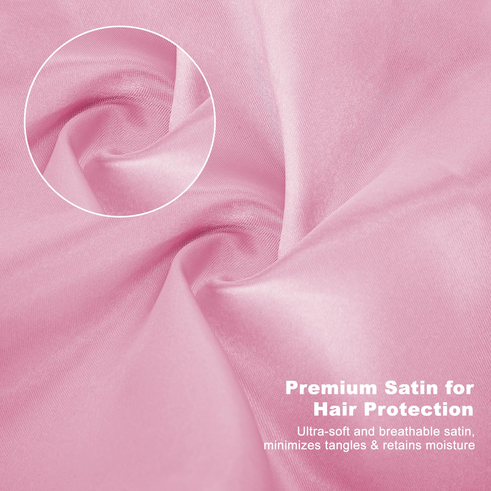 ZHENSILK silk bonnet helps minimize friction for smoother morning hairstyles.
