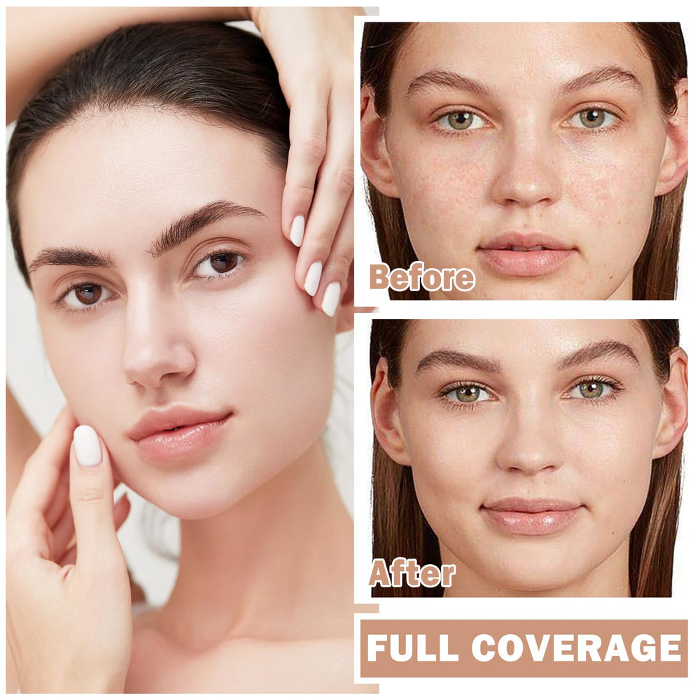 ZHISHUDL AirBrush included brush helps blend for seamless coverage.