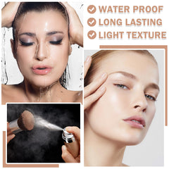 ZHISHUDL AirBrush face close-up illustrates natural, even skin tone.