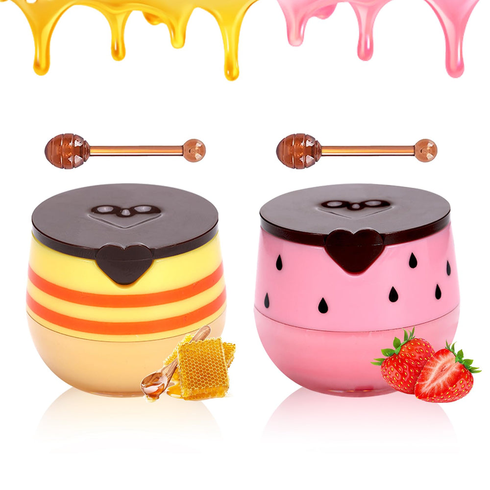 ZHISHUDL honey pot lip balm soothing moisture on lips