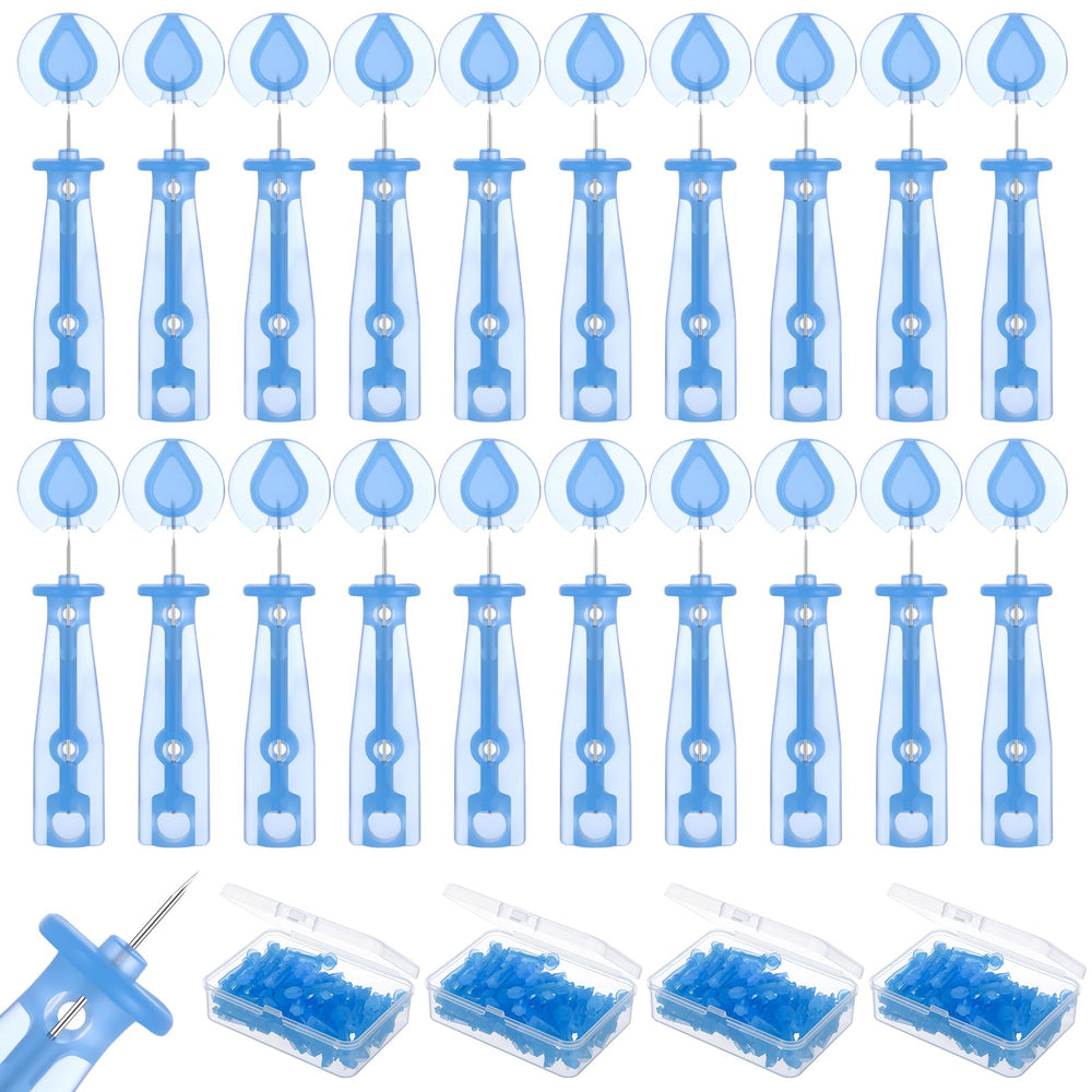 ZhouBoat 200 Pcs Sterile Acne Needle Kit packaging shows organized long-term supply