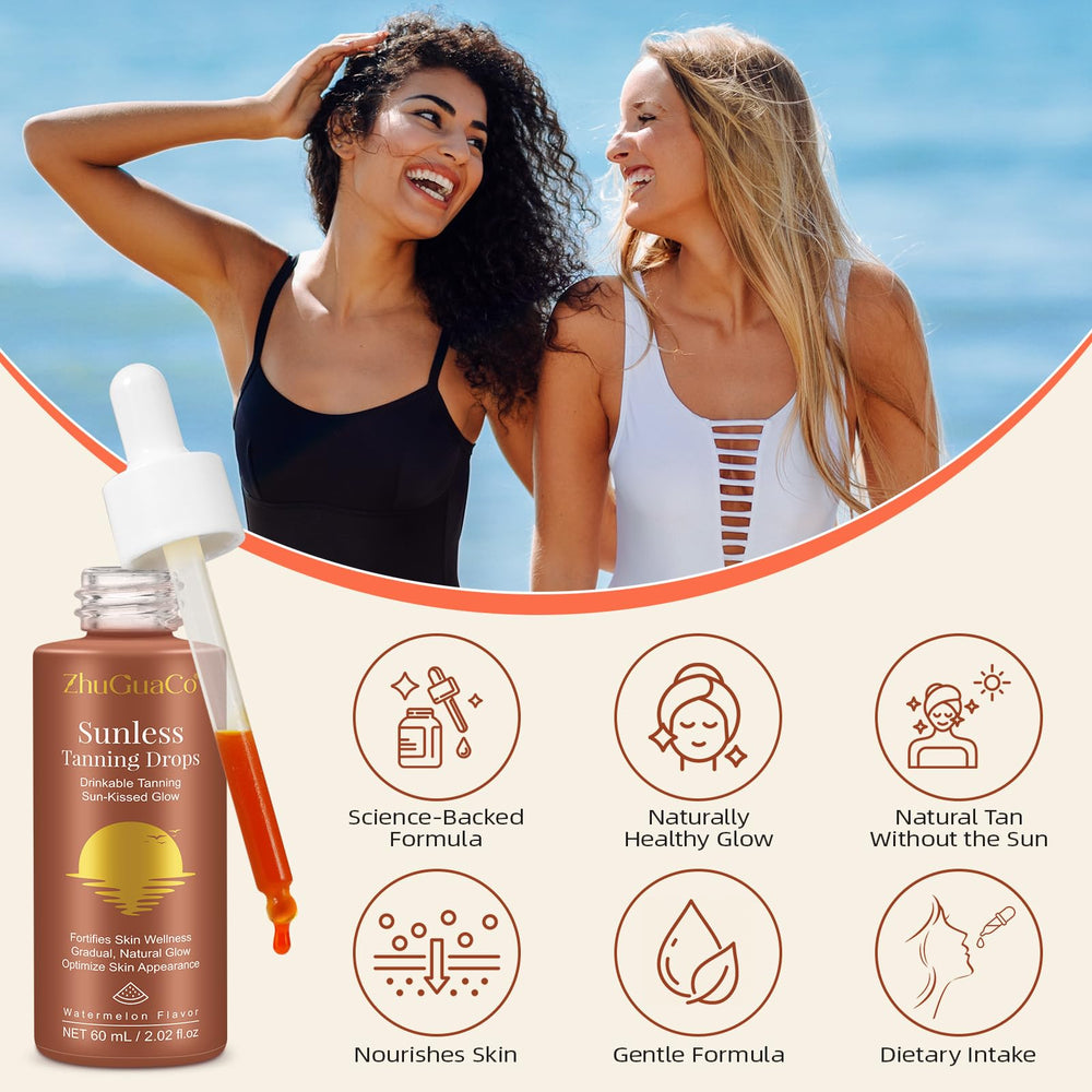 ZhuguaCo tan progress swatches illustrate gradual color development.